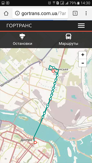 Движение всех маршруток Днепра можно снова отследить через интернет. Новости Днепра