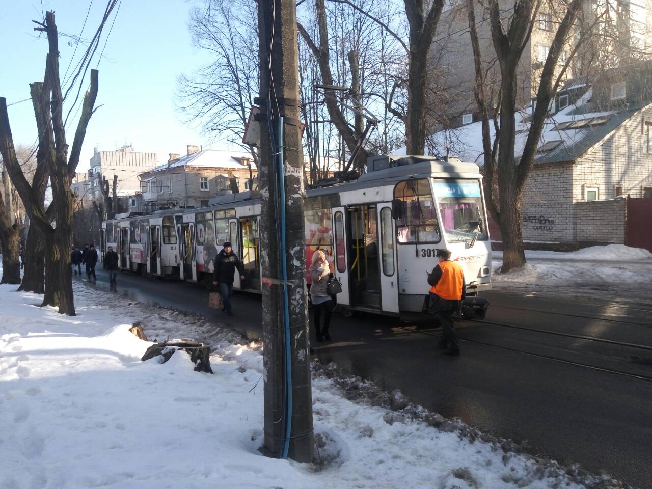 В Днепре трамваи изменили свой маршрут. Новости Днепра.