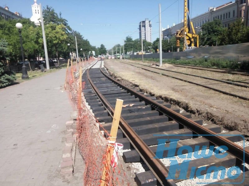 В Днепре из-за метро переносят первый трамвай. новости Днепра