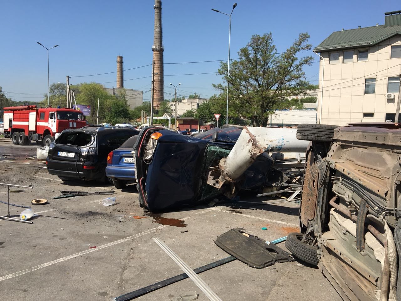 "Дочка долго плакала", - очевидцы рассказали о ДТП на Космической в Днепре. новости Днепра