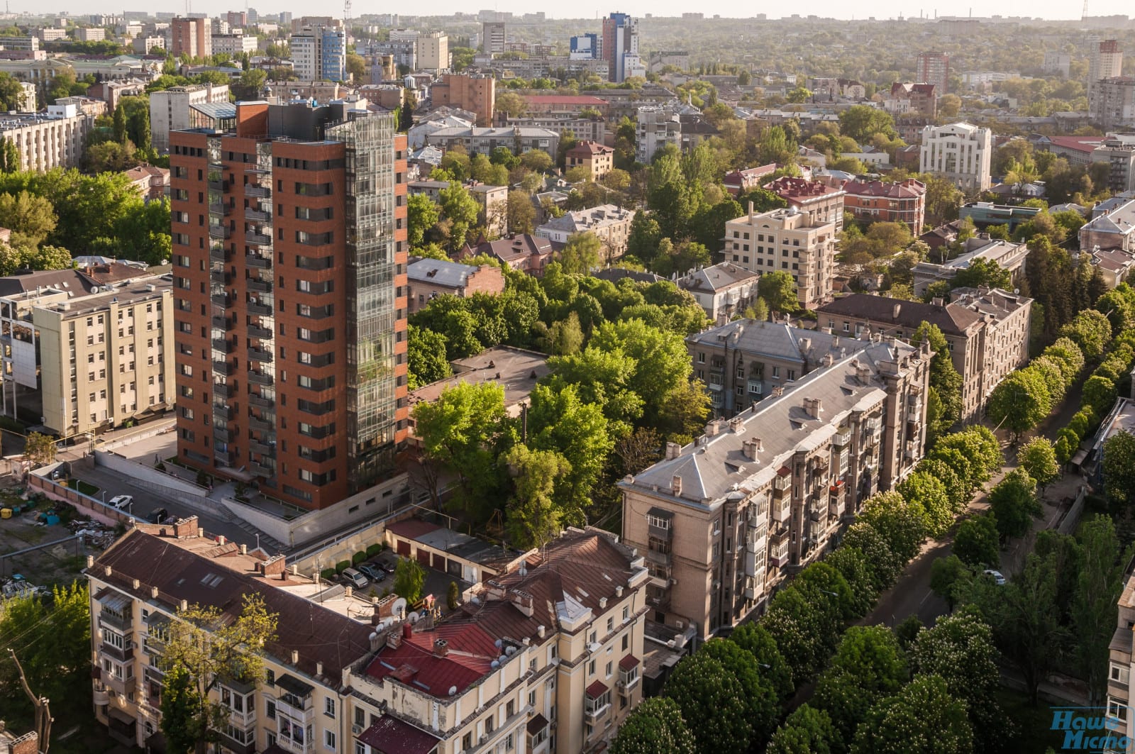 Живописный Днепр с высоты птичьего полета. новости Днепра