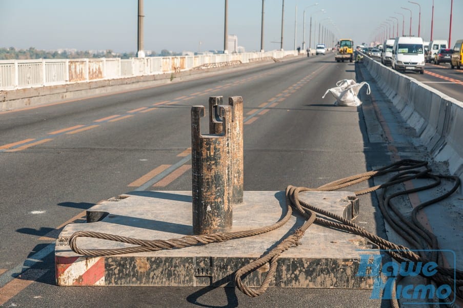 В Днепре открыли отремонтированную часть Нового моста. Новости Днепра