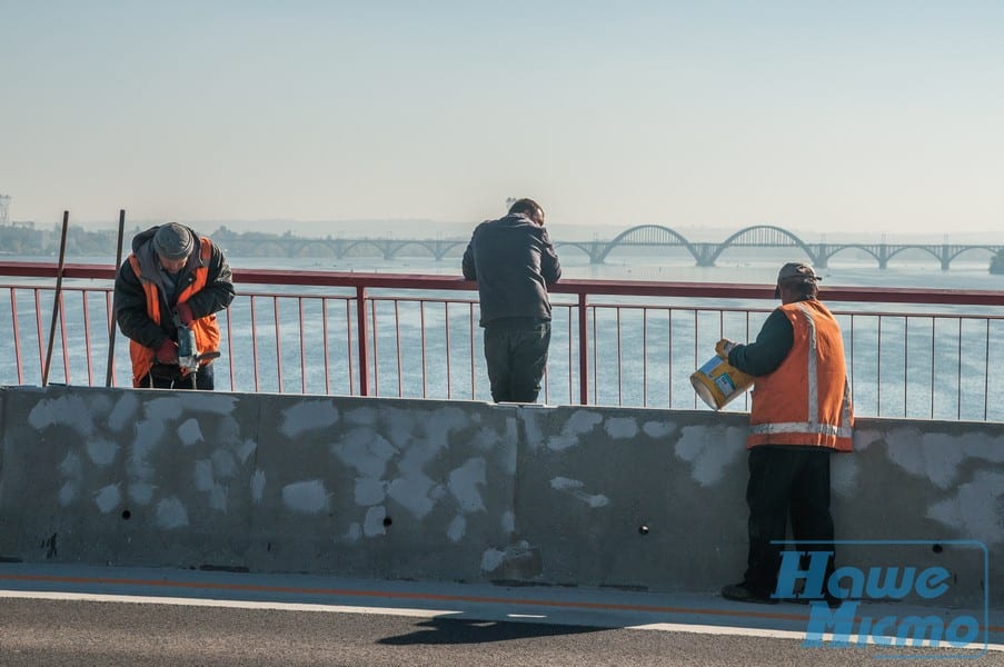 В Днепре открыли отремонтированную часть Нового моста. Новости Днепра