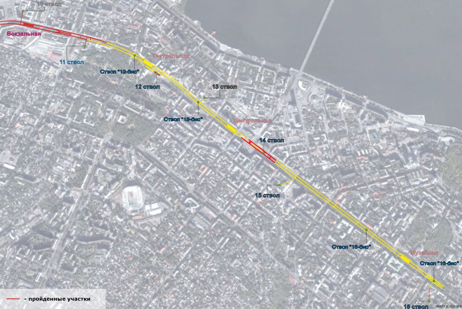 Бис-стволы и проходка станций: что сейчас строят в метро Днепра. Новости Днепра