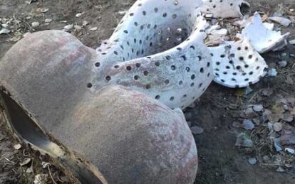Под Днепром малолетние вандалы разрушили скульптуры и фонари (Фото). Новости Днепра