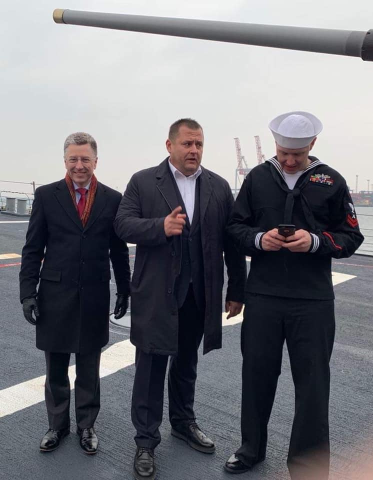 "Срочно прервал свою командировку", - мэр Днепра побывал на борту ракетного эсминца США. Новости Днепра