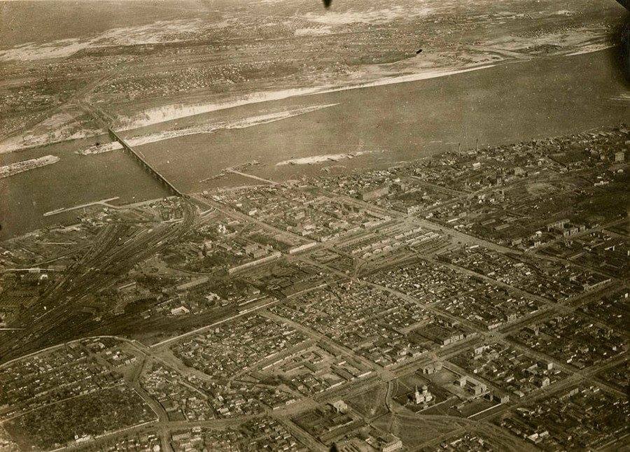 Строящийся мост и начало жизни "Озёрки": Днепр на снимках немцев 1910-х годов. Новости Днепра