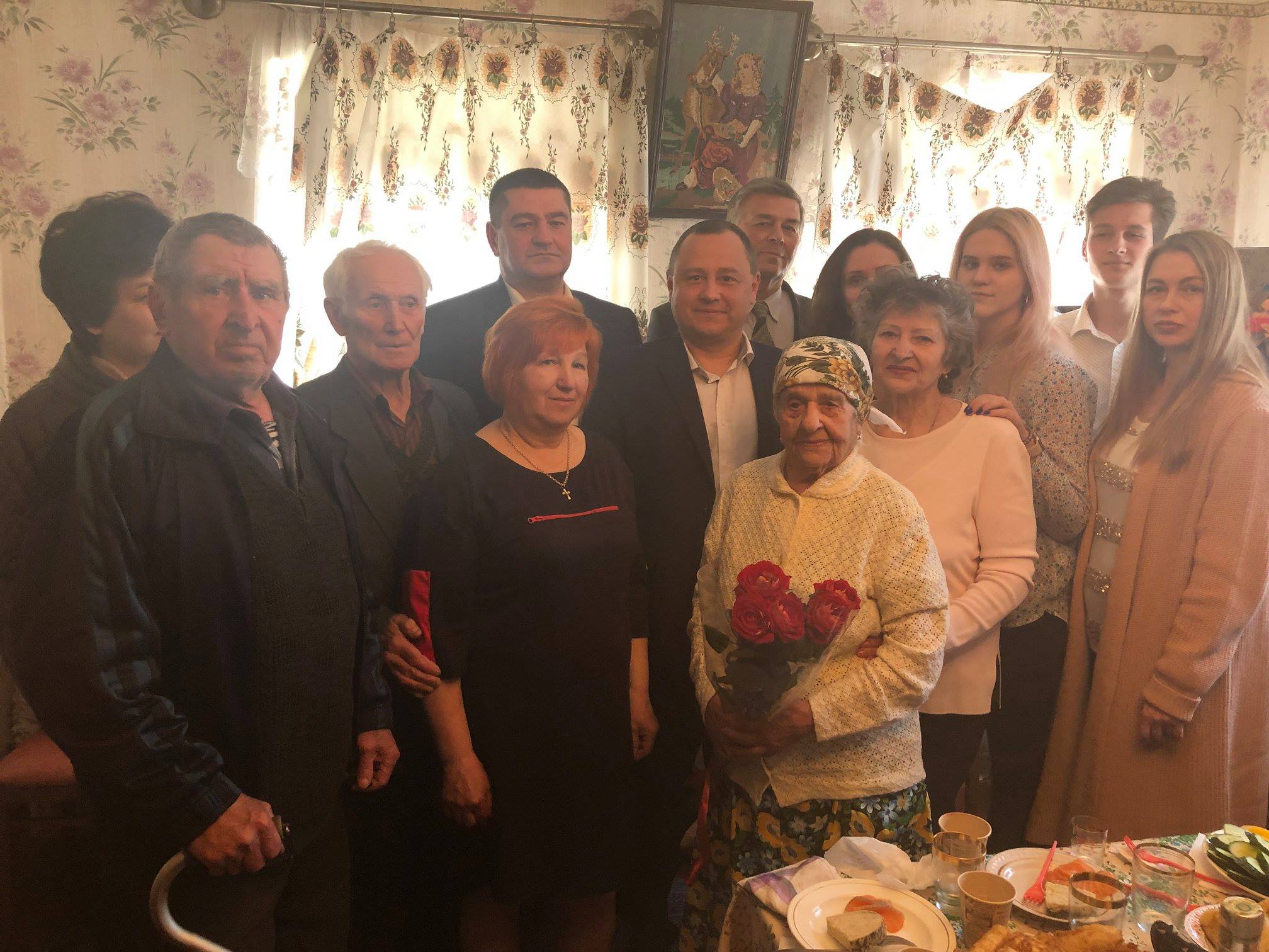 Почетная днепрянка отметила столетие (Фото). Новости Днепра