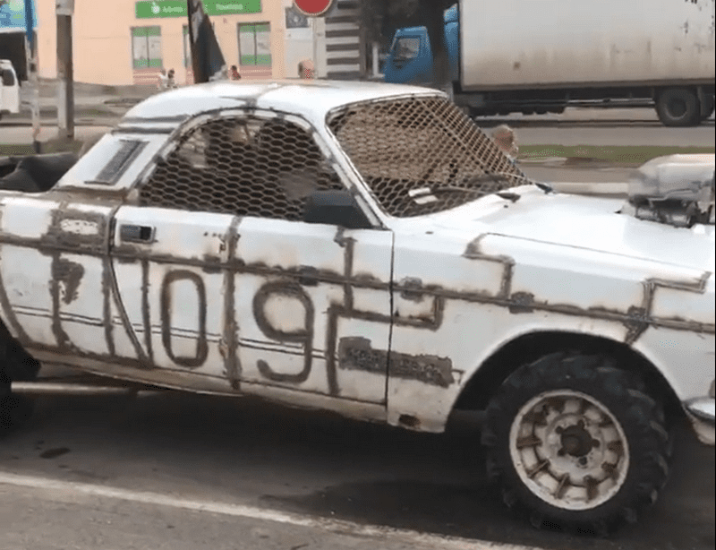 Монстры на улицах города: под Днепром засняли «Волгу» монстр-трак (Фото, видео). Новости Днепра