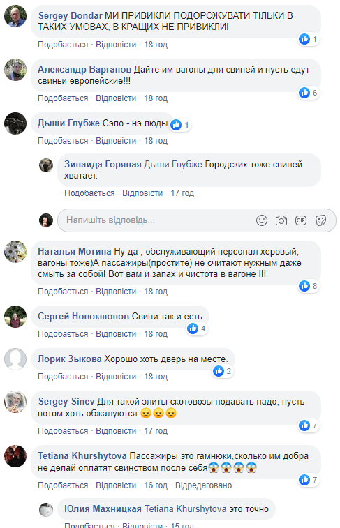 Суперэлектричку из Днепра успели "загадить свиньи" (Фото). Новости Днепра