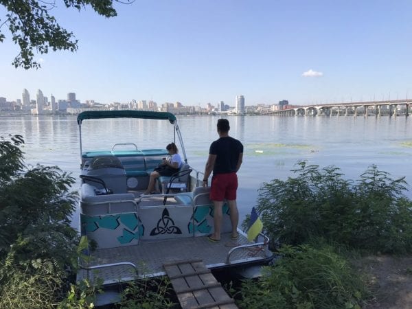 В Днепре появилось плавучее такси через реку (Фото, видео). Новости Днепра