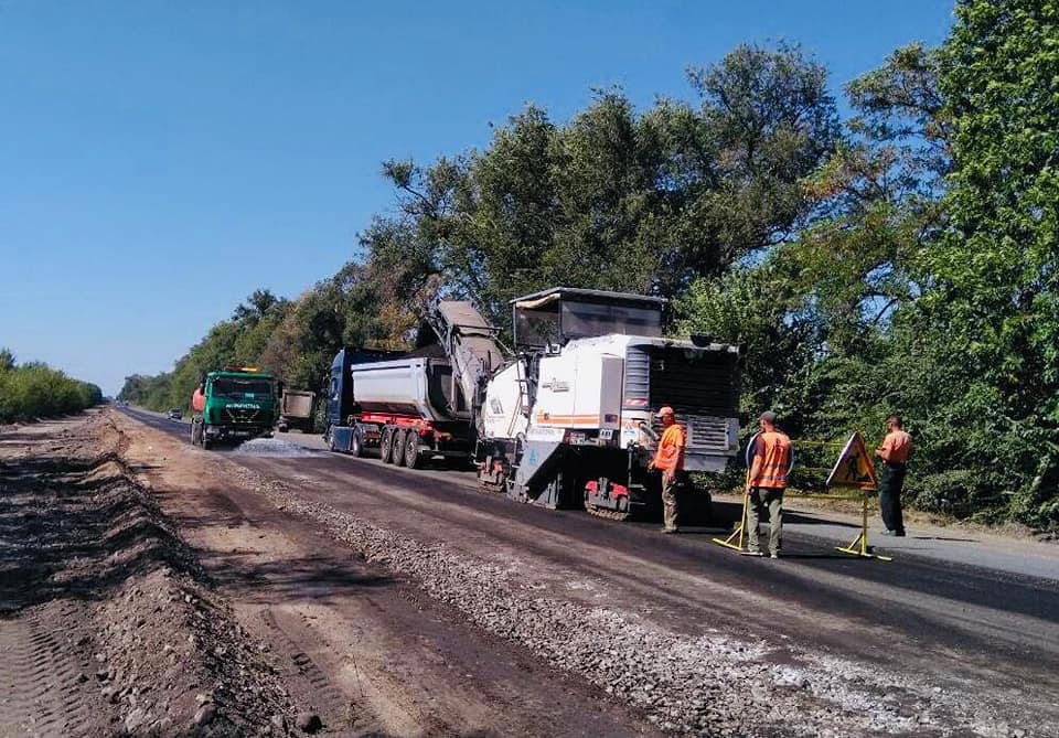 Трасса Днепр-Кривой Рог: все работы возобновились (Фото). Новости Днепра