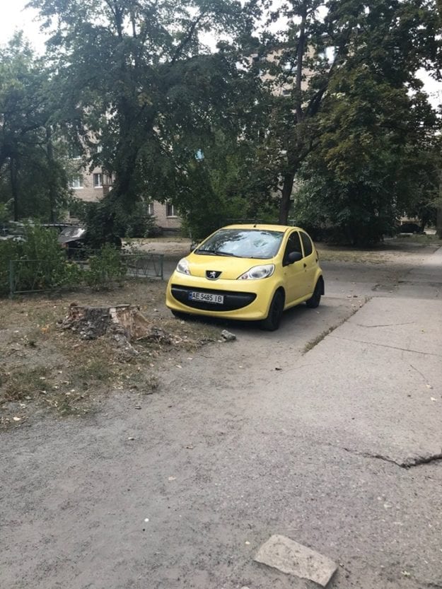 В Днепре на ж/м Приднепровск активизировался крушитель машин (Фото). Новости Днепра