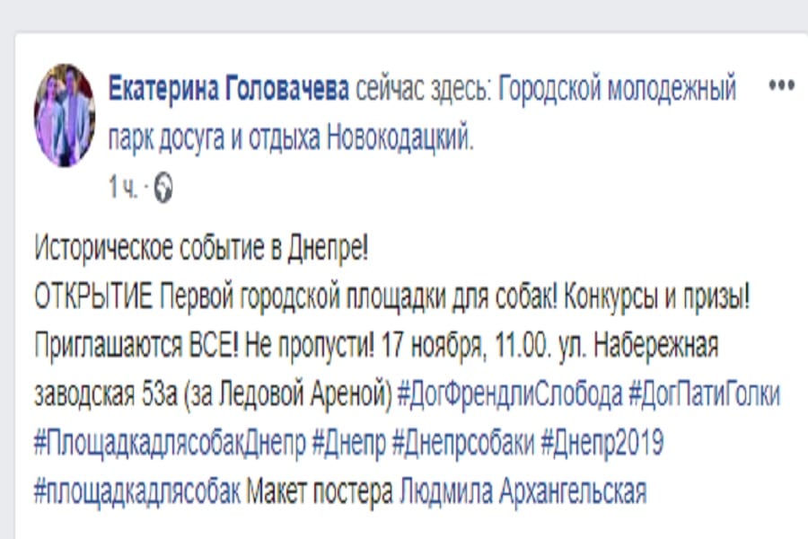 В Днепре создали первую площадку для выгула собак: когда открытие. Новости Днепра