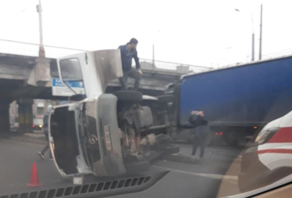 ДТП Днепр: появилось видео столкновения возле Нового моста