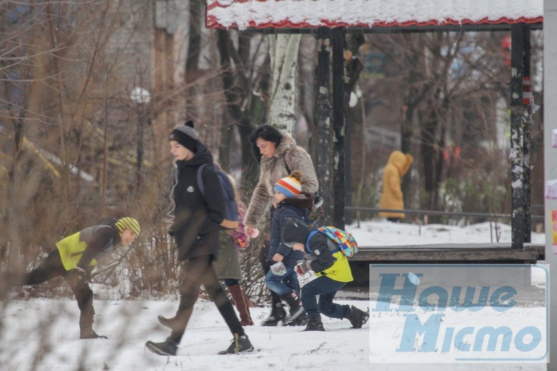 В Днепре первый снег решил не задерживаться. Новости Днепра