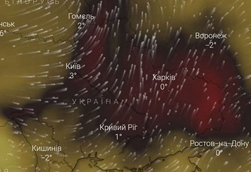 Днепр снова накрыла огромная туча угарного газа. Новости Днепра