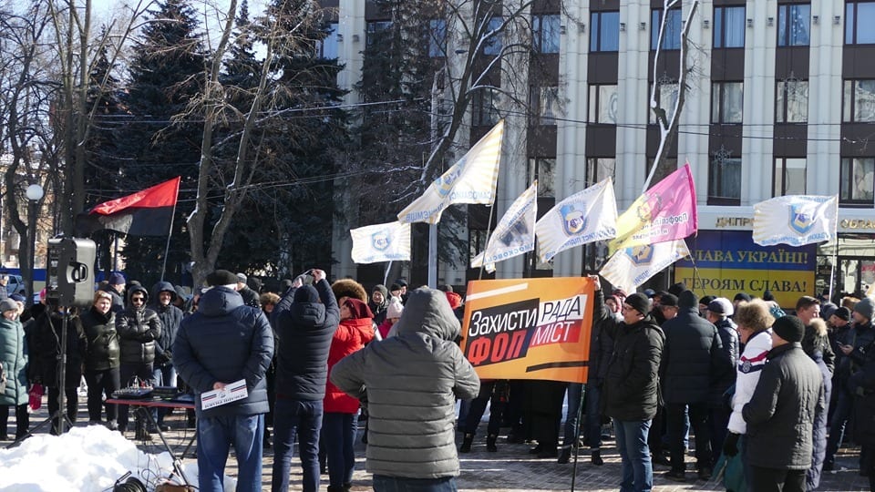 Предприниматели ворвались в ОГА. Новости Днепра