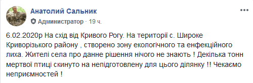 Тонны мертвых кур на трассе Днепр - Кривой Рог. Новости Днепра