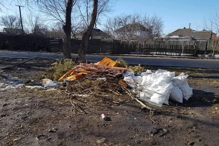 В Днепре за 10 минут разобрались со свалкой. Новости Днепра