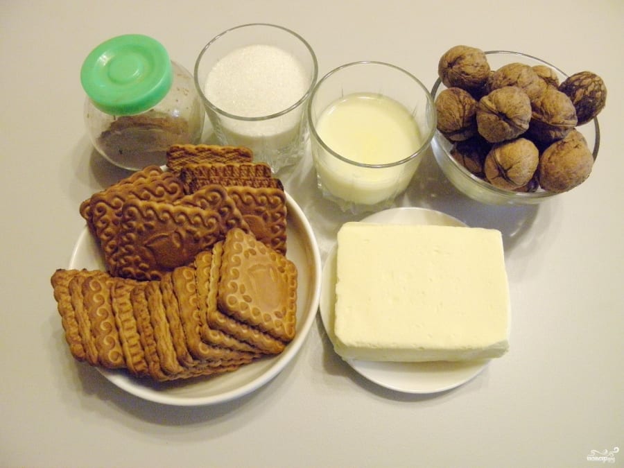 Вкус детства: рецепт шоколадной колбасы из печенья (Фото)