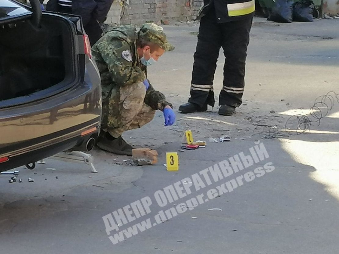 Происшествие Днепр: полиция перекрыла улицу в центре (Видео)