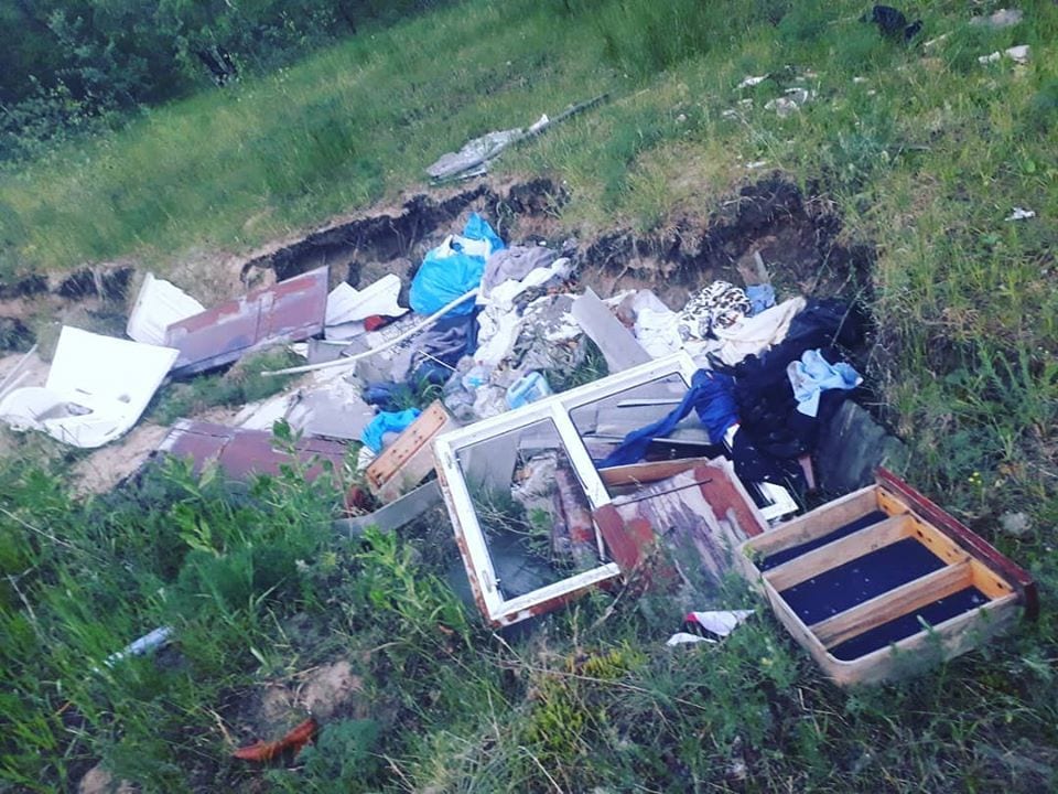 В Днепре Фрунзенский лес постепенно превращают в мусорную свалку