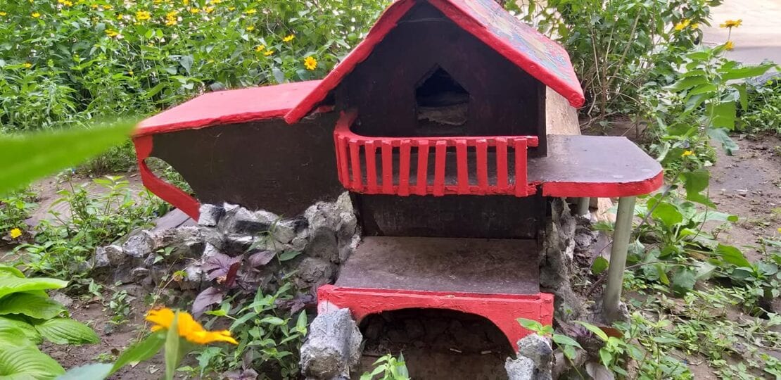 На ж/м Левобережный-3 появился роскошный кошкин дом (Фото)