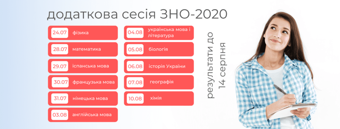 Дополнительная сессия ВНО: когда стартует и когда ждать результаты