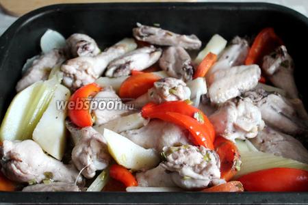 Жаркое с курицей и овощами в духовке: легкий рецепт