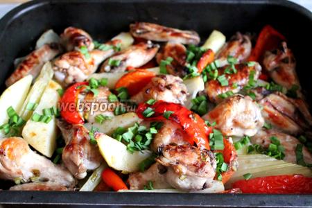 Жаркое с курицей и овощами в духовке: легкий рецепт