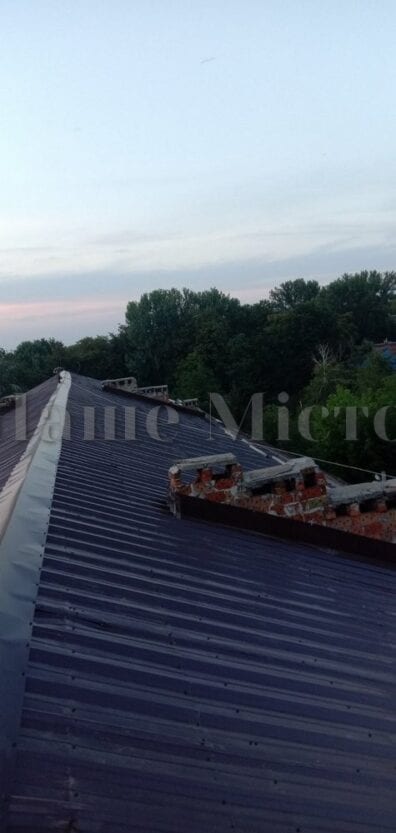 В центре Днепра отремонтировали кровлю жилого дома