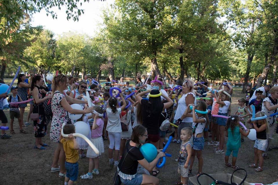 В парке «Новокодакский» креативно отметили День знаний