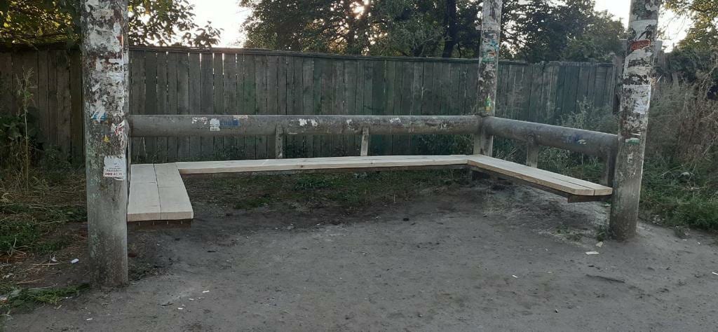 В Березановке ремонтируют остановки общественного транспорта: в АНД районе больше не будет запущенных окраин