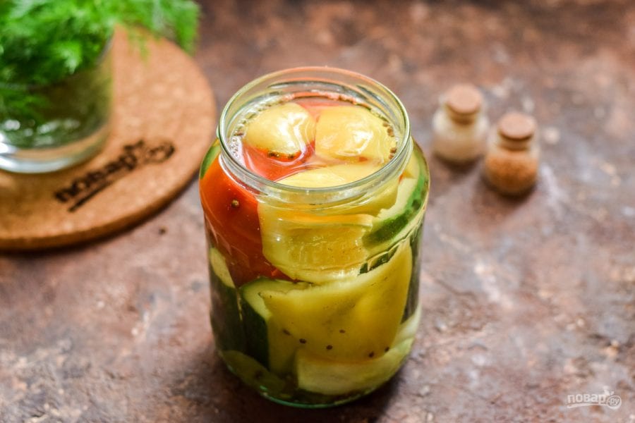 Ассорти по-болгарски: вкусная заготовка на зиму (Фото)