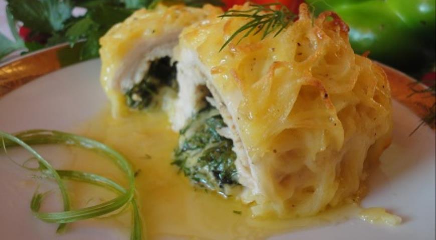 Куриные рулетики в картофельной корочке: невероятно вкусно