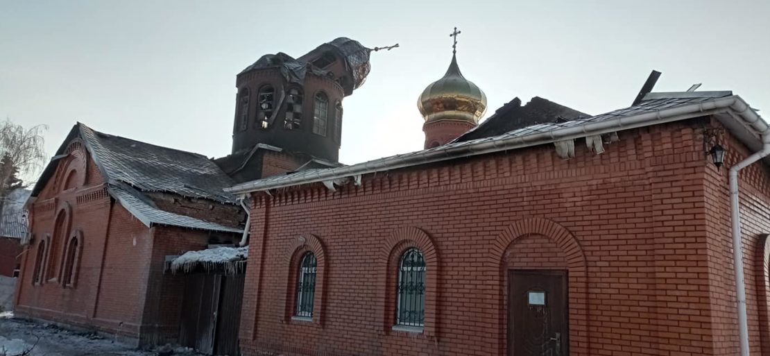 Как выглядит церковь Феодосия Черниговского после пожара – новости Днепра