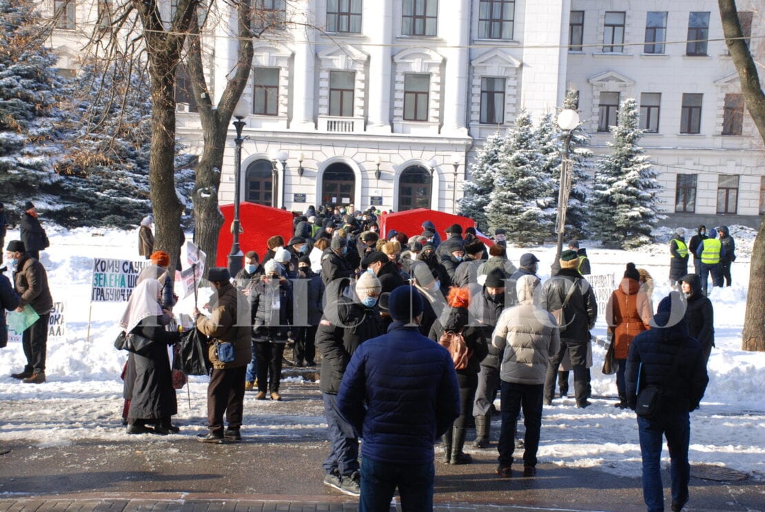 Митинг возле ДнепрОГА 15 января – новости Днепра