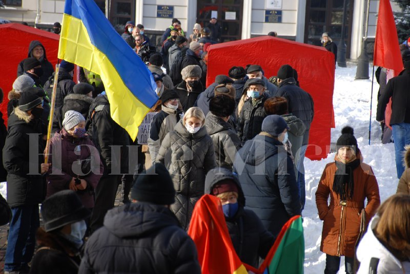 Митинг возле ДнепрОГА 15 января – новости Днепра