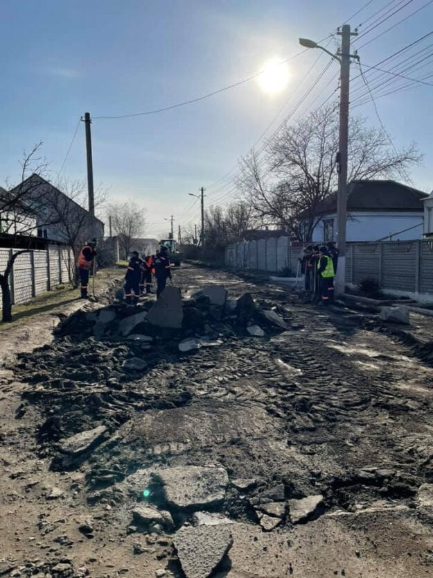 В АНД районе Днепра ремонтируют дорогу – новости Днепра