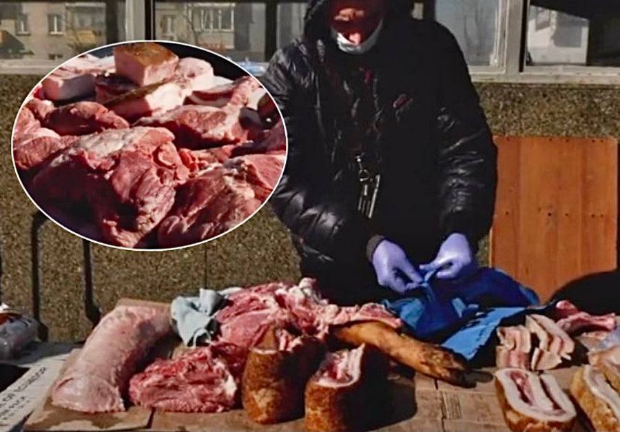 На стихийных рынках торгуют мясом с земли – новости Днепра