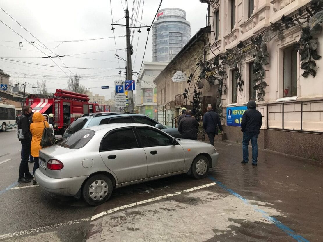 В центре горит цветочный магазин – новости Днепра