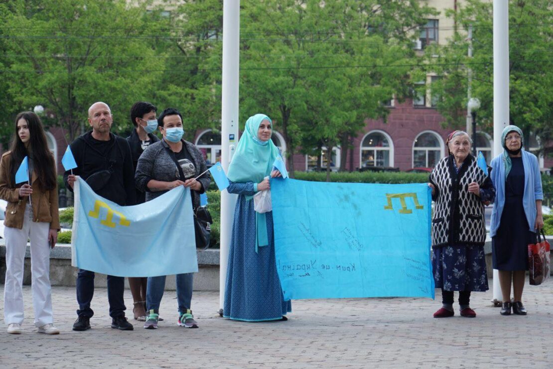 В Днепре почтили память жертв депортации крымских татар