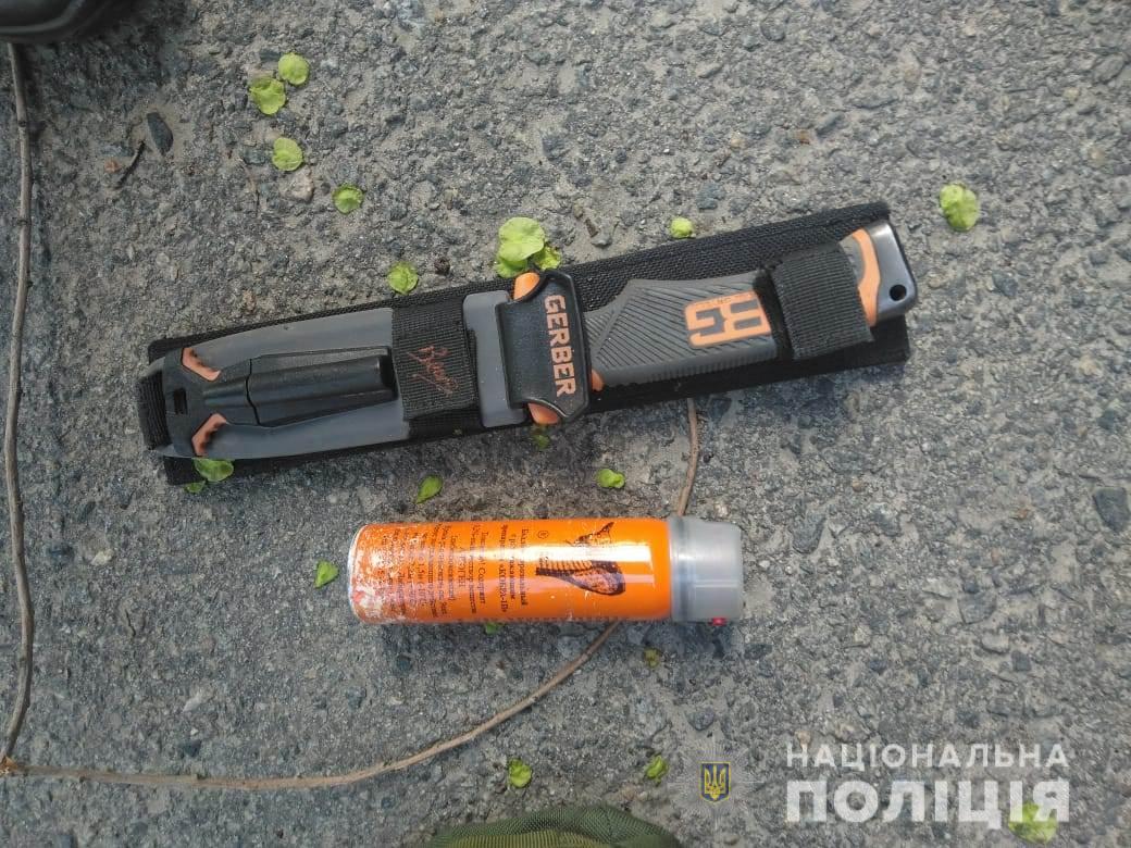 В Днепре на мужчину составили протокол из-за георгиевской ленты