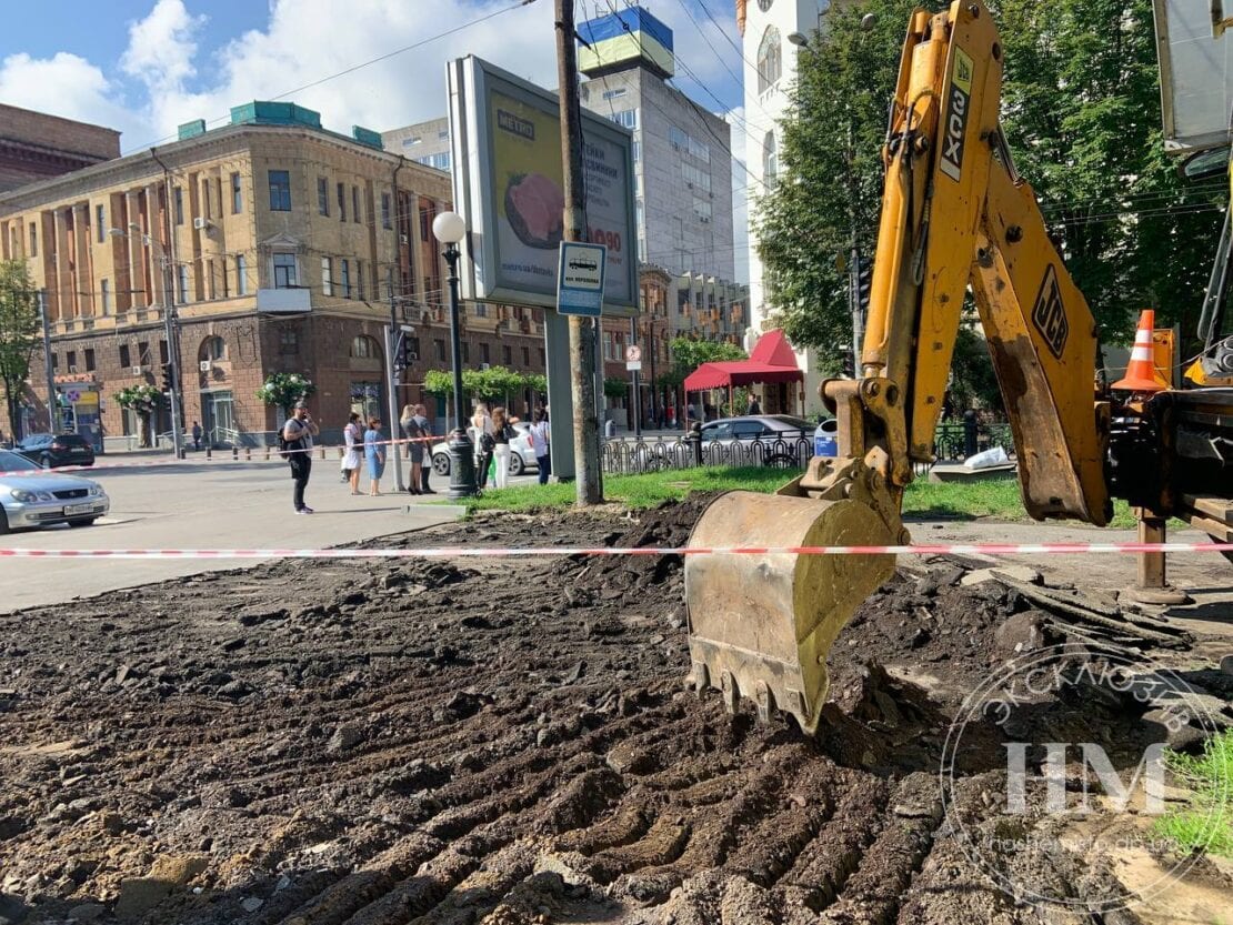 Раскопали аллею на пр. Яворницкого – новости Днепра