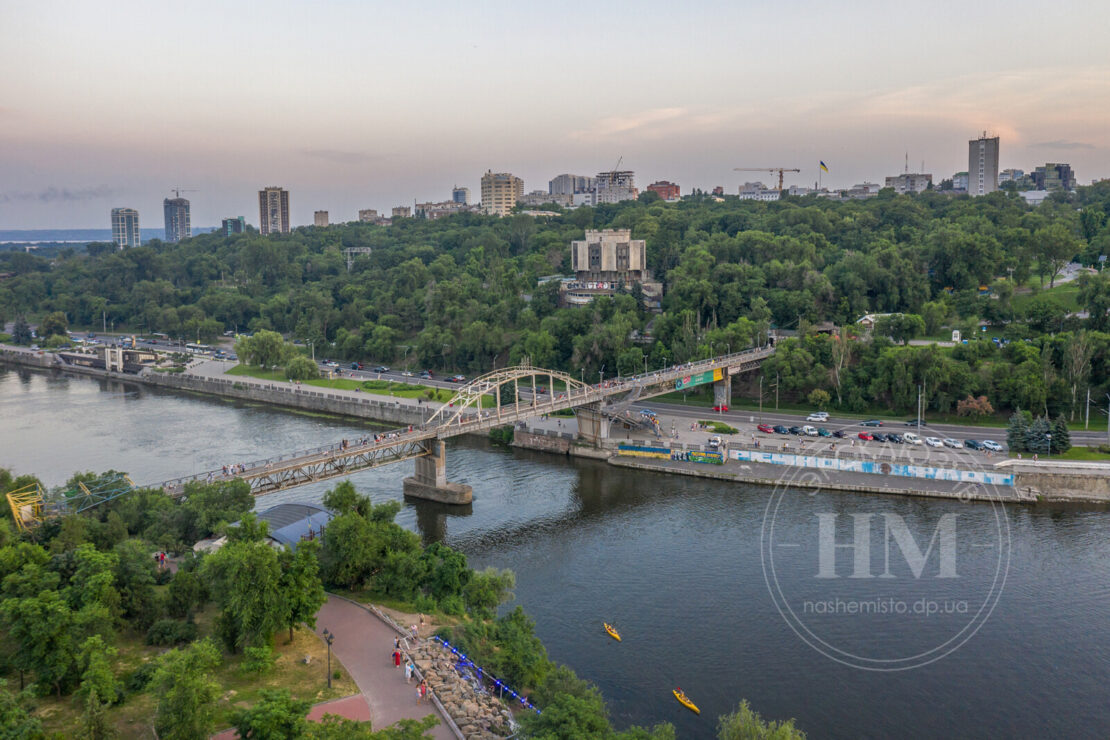 Монастырский остров в Днепре 