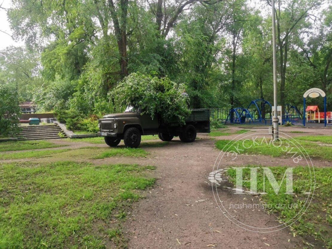 Буря натворила беды в парке Глобы – новости Днепра