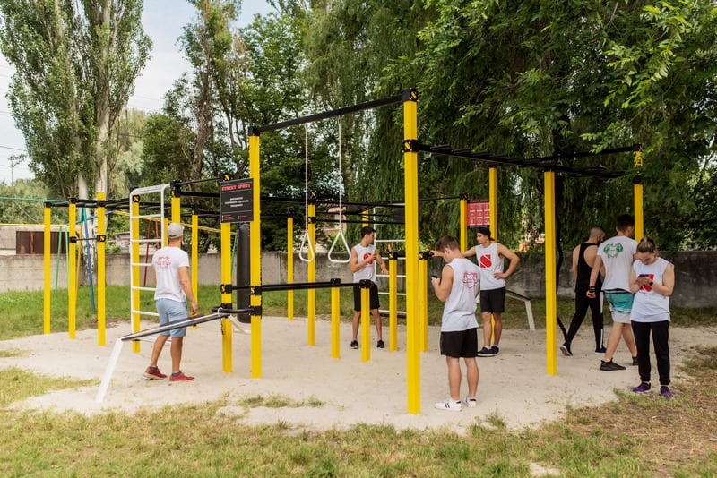 В Самаровке открыли workout комплекс