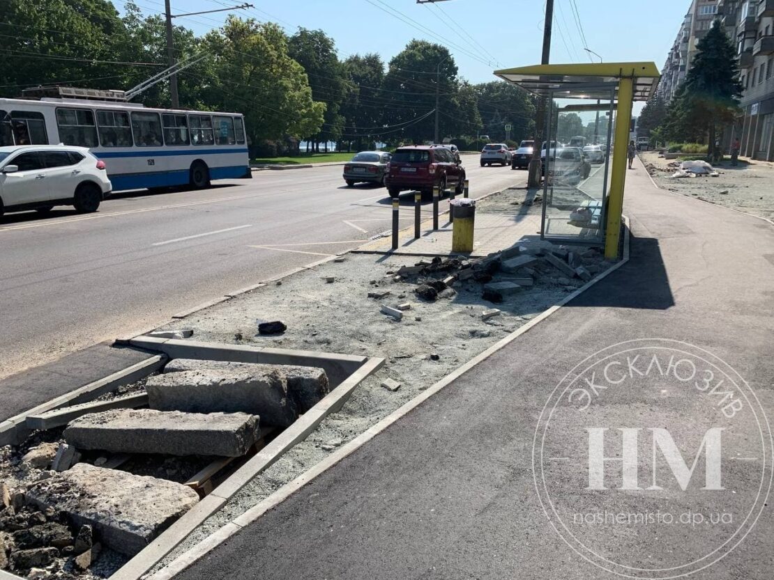 На Сичеславской Набережной строят велодорожку - новости Днепра