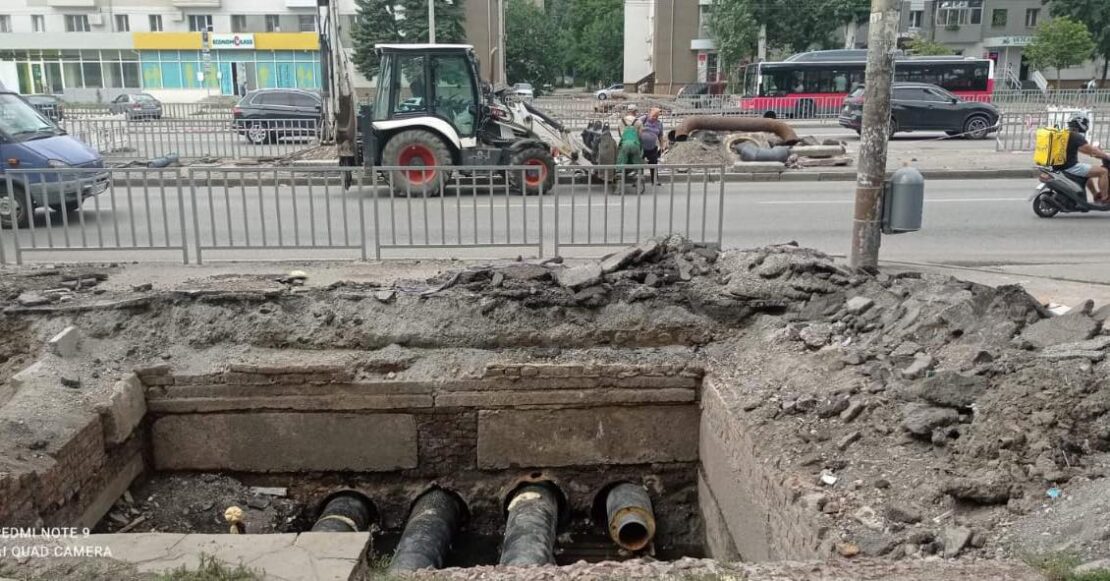 В Днепре на Слобожанском проспекте продлили ограничение движения